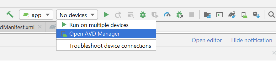 Ouvrir Device Manager