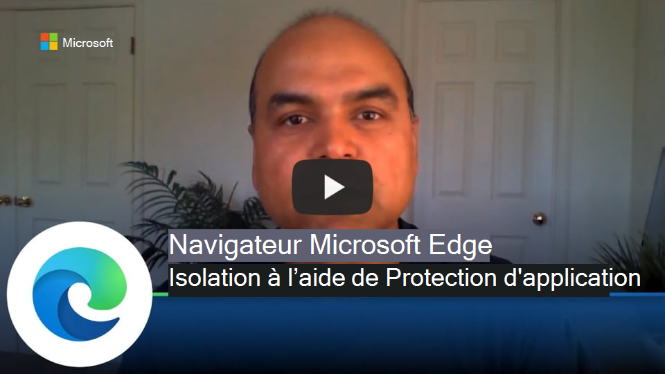 Isolation du navigateur à l’aide de Protection d'application