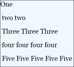Capture d’écran : FlowDocument LineHeight Capture d’écran