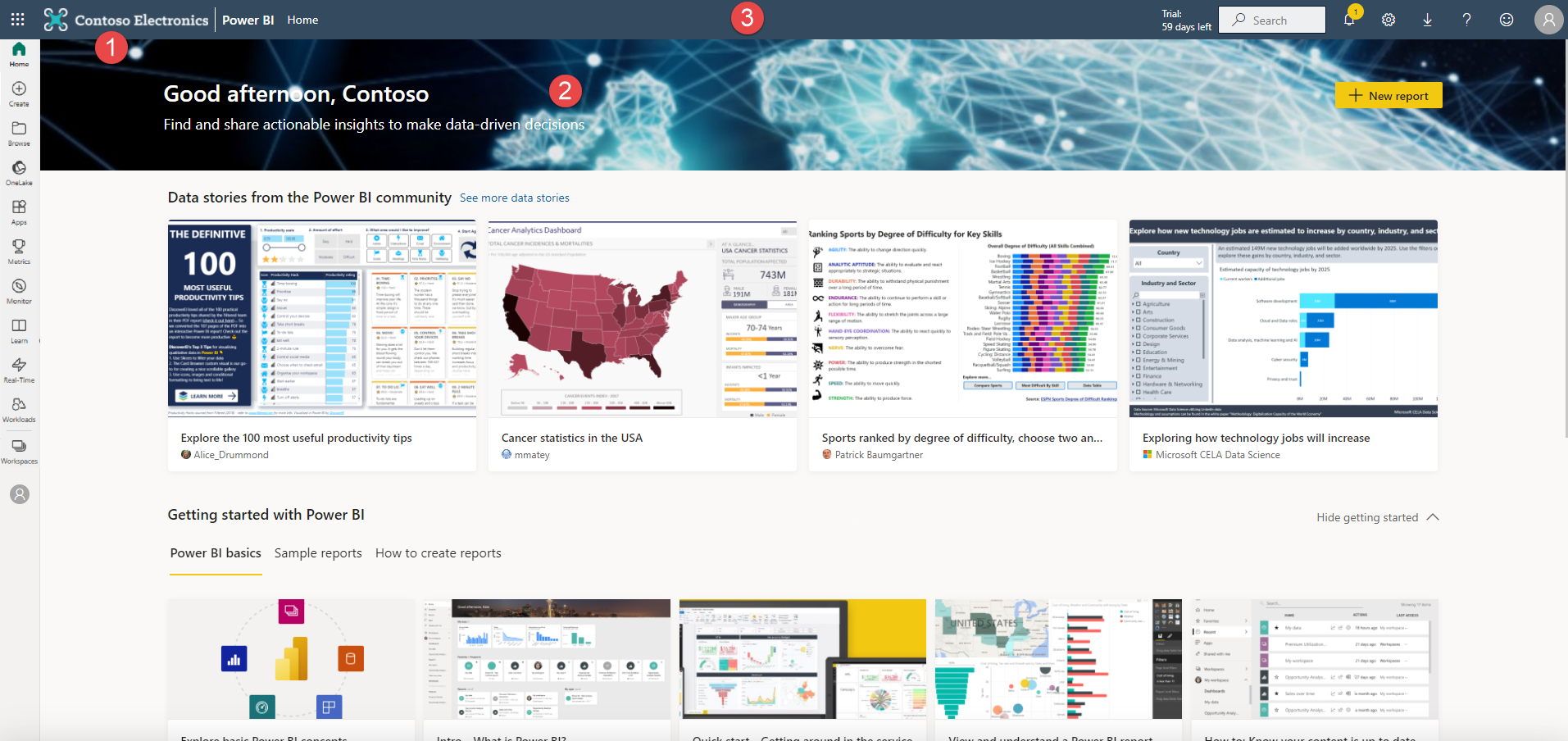 Screenshot showing where custom brand appears.