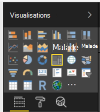 Visualisations de treemap Power BI.