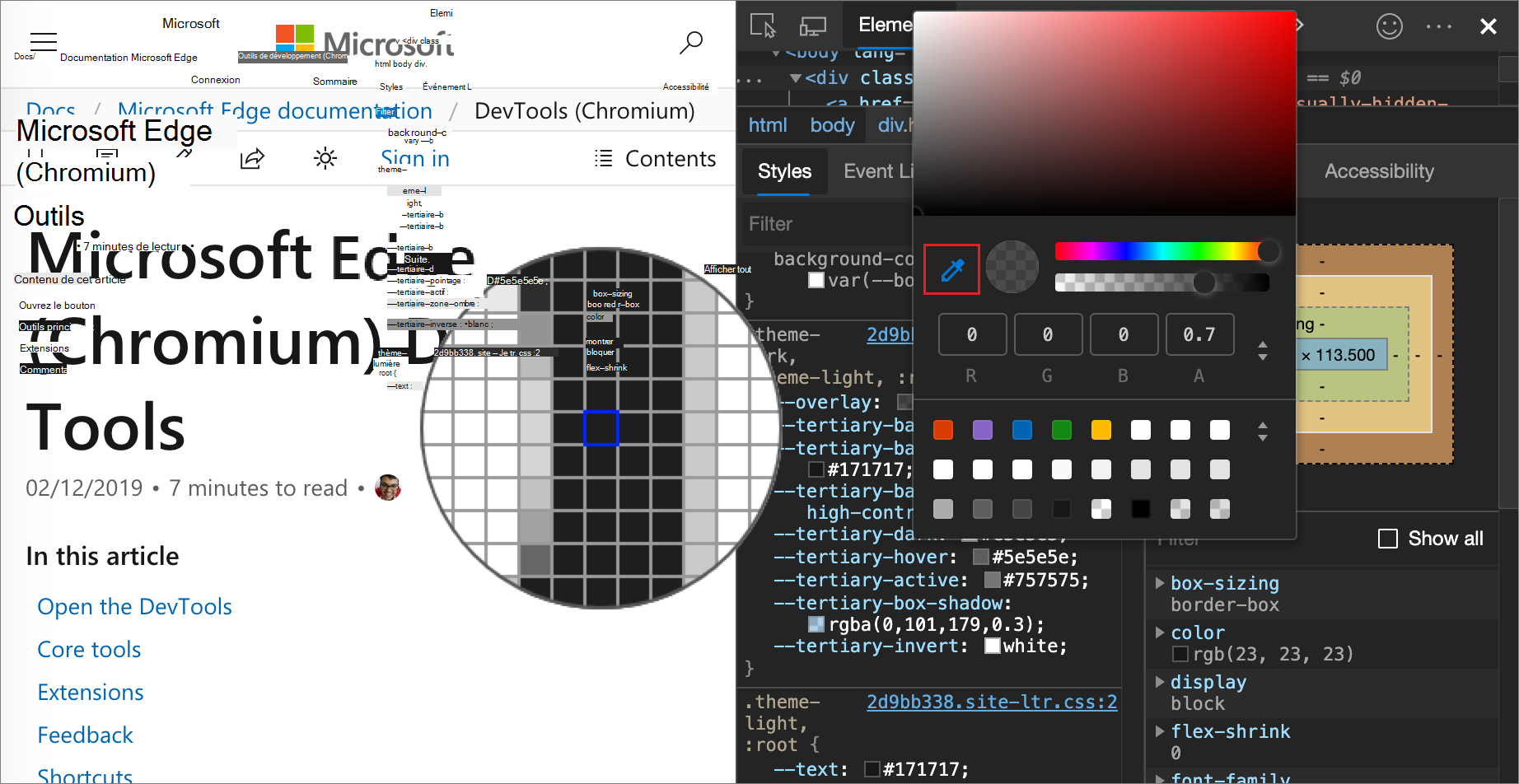 Utilisation de la pipette