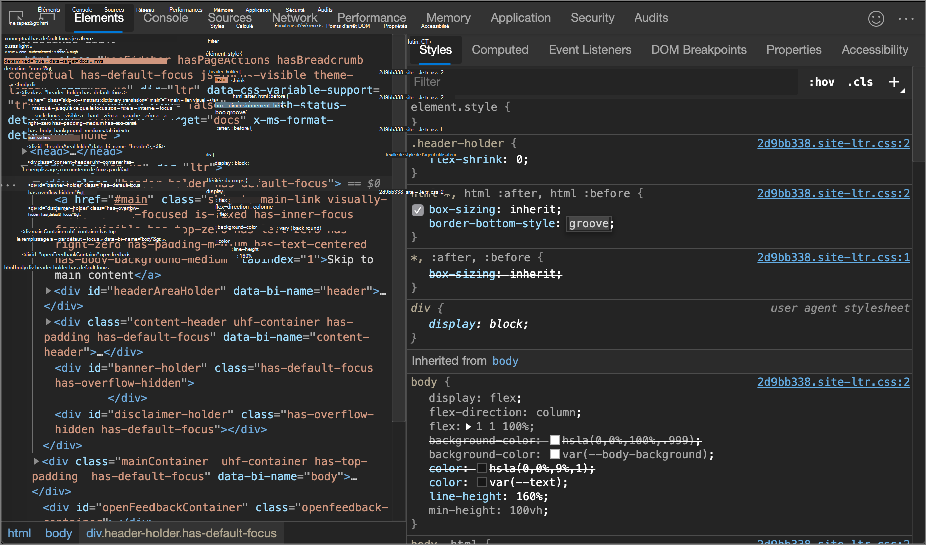 Ajout d’une déclaration à une règle de style