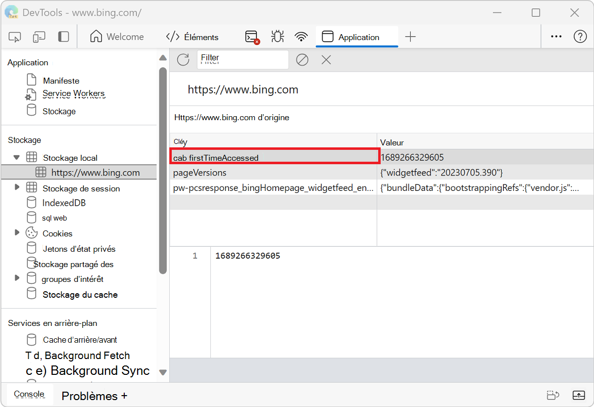 Modifier une clé localStorage