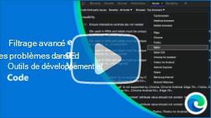 Image miniature de la vidéo « Filtrage avancé des problèmes dans Edge DevTools et VSCode »