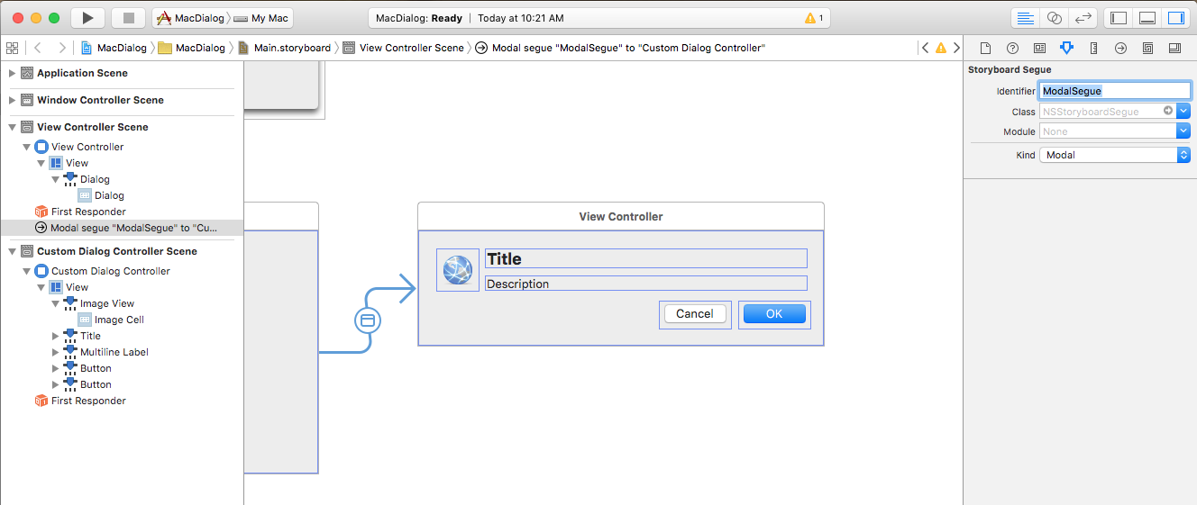 Conception de l’interface utilisateur dans Xcode