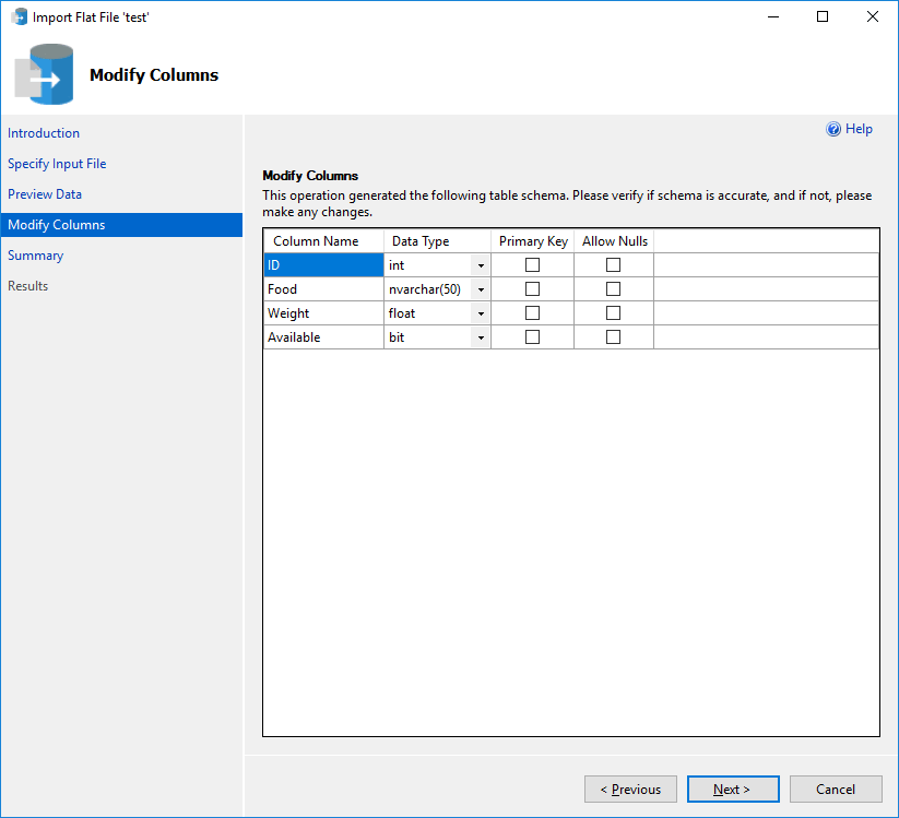 Assistant - Modification