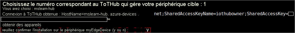 The illustration shows a list of edge devices.