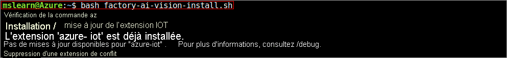 The illustration shows how to execute installer.