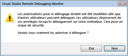 Boîte de dialogue d’erreur
