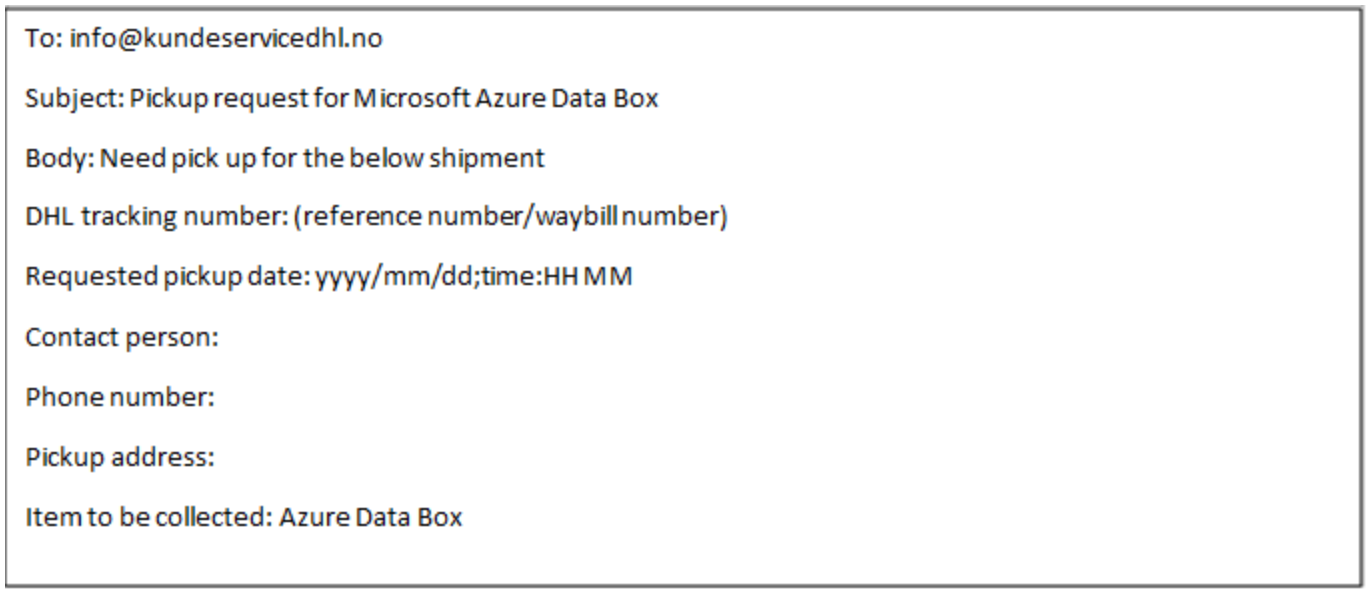 capture d’écran du modèle d’e-mail