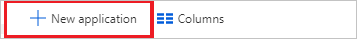 Bouton « Nouvelle application »