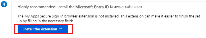 Capture d’écran de l’extension Mes applications.