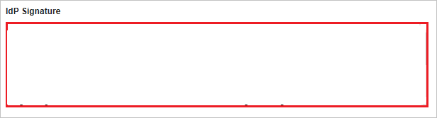 Capture d’écran montrant la section « Signature I d P » mise en surbrillance.