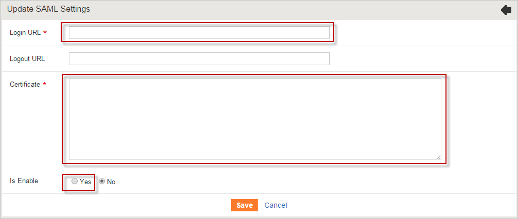 Configurer une Sign-On unique côté application