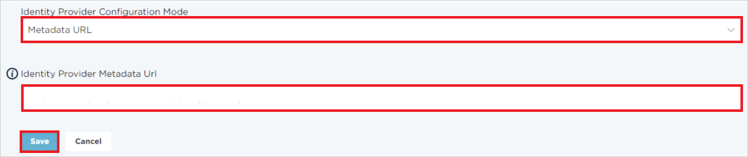 Capture d’écran montrant les paramètres de configuration.