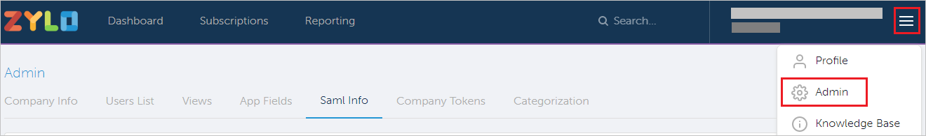 Configuration pour Zylo.