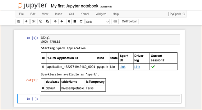 Requête Apache Hive dans HDInsight.