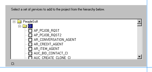 6988104c-6483-4df2-a637-3301628ea665 Image montrant une liste des services PeopleSoft.