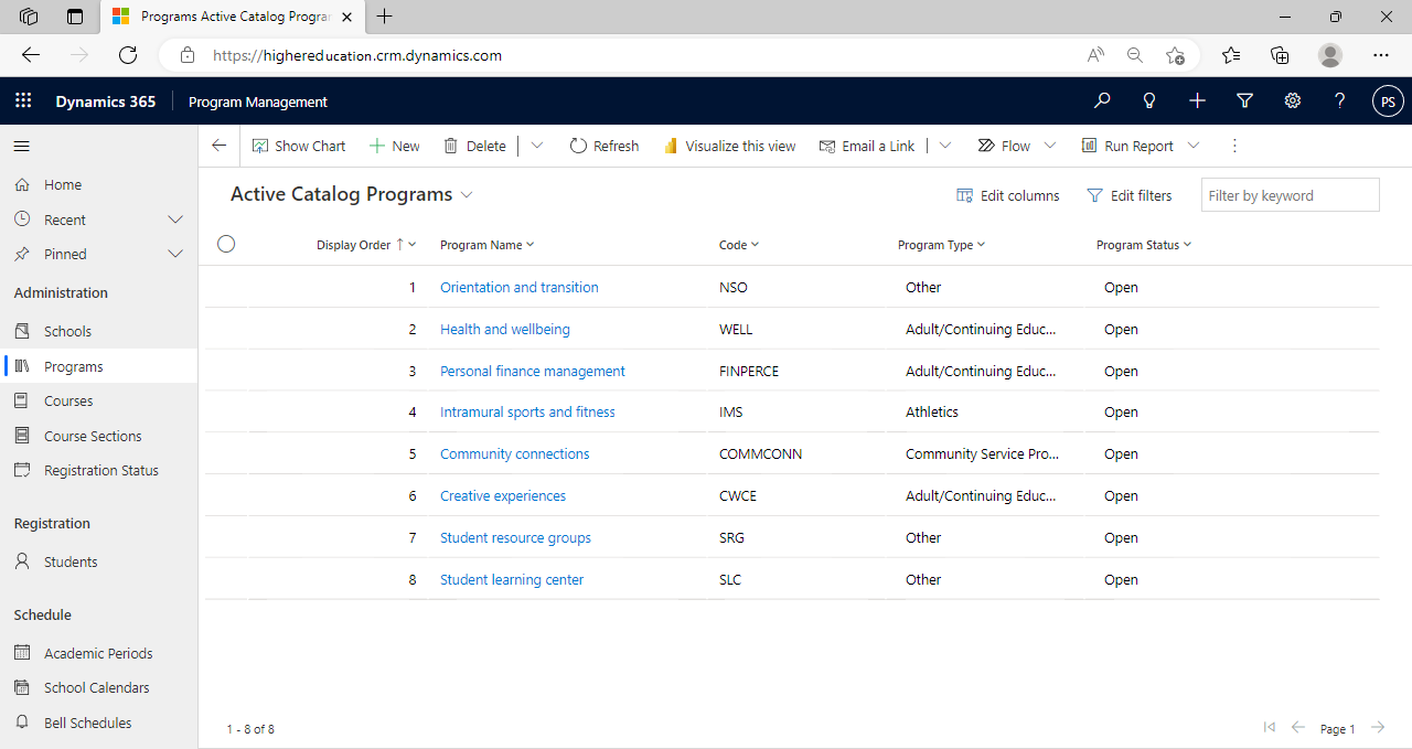 Program management app Program management app