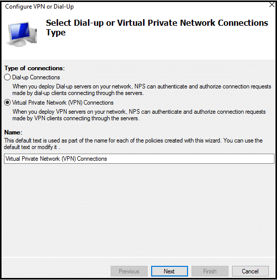 Configurer Connexions de réseau privé virtuel (VPN)