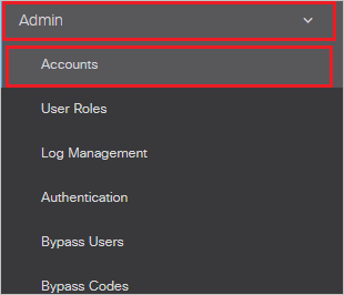 Account Screenshot shows the Account of Cisco Umbrella Admin.