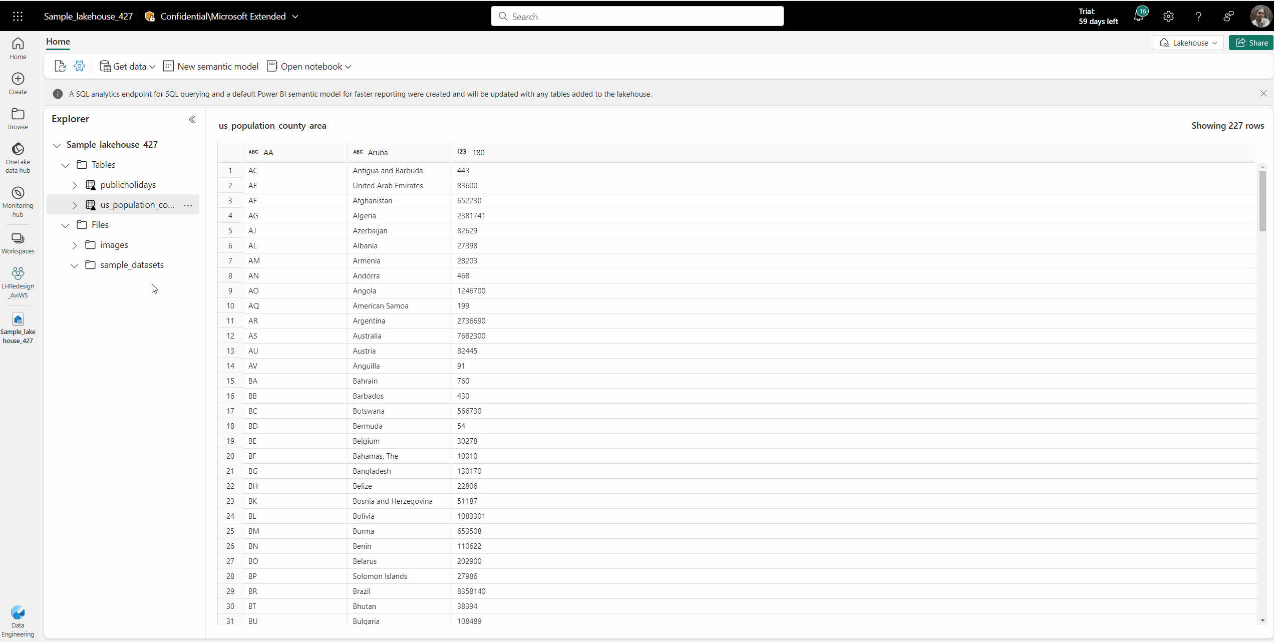 Gif de l'expérience globale de chargement du dossier à la table.