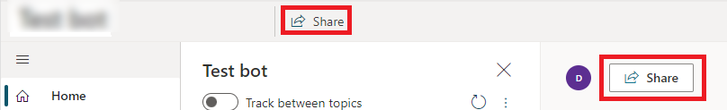 Partage du point d’entrée de l’interface utilisateur dans la page de présentation du copilote.