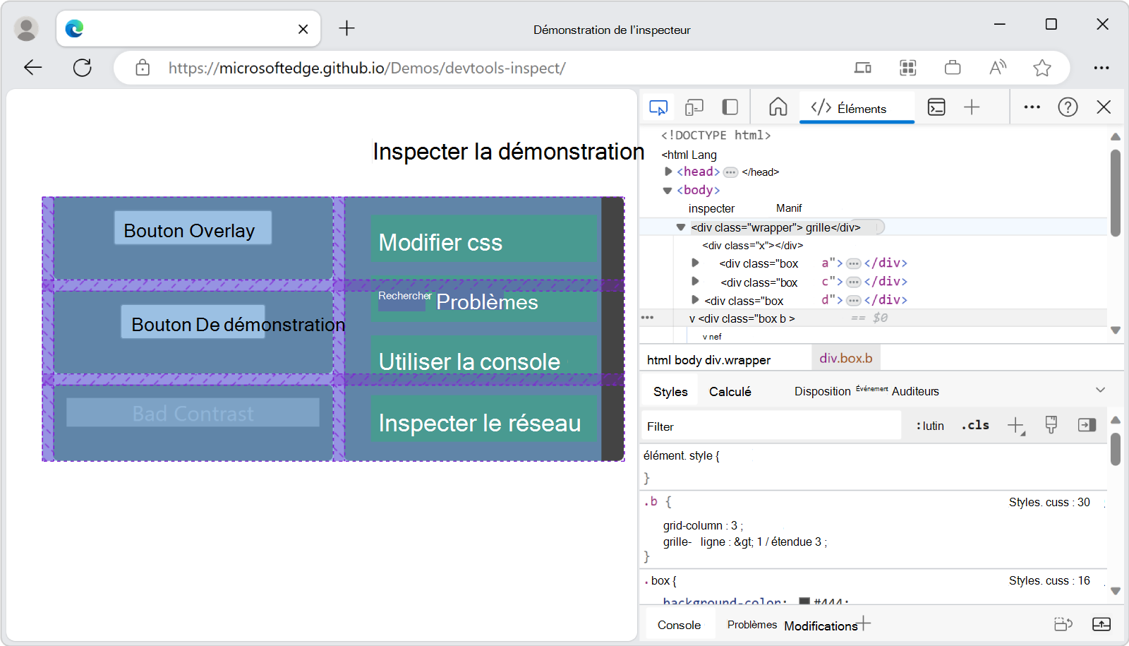 Impossible de sélectionner un élément qui a une propriété CSS « événements de pointeur : aucun »