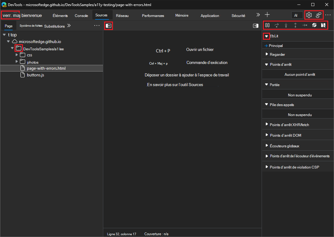 DevTools implémenté avec la conception de l’interface utilisateur Fluent