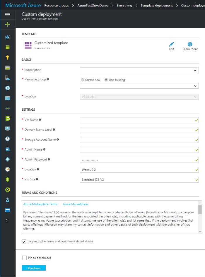 Liste des paramètres dans Azure Resource Manager