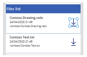 Déplacer la première ligne dans la galerie de liste de fichiers Déplacer la première ligne dans la galerie de liste de fichiers.