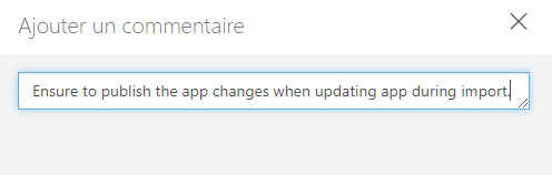 Importer un commentaire Importer un commentaire.