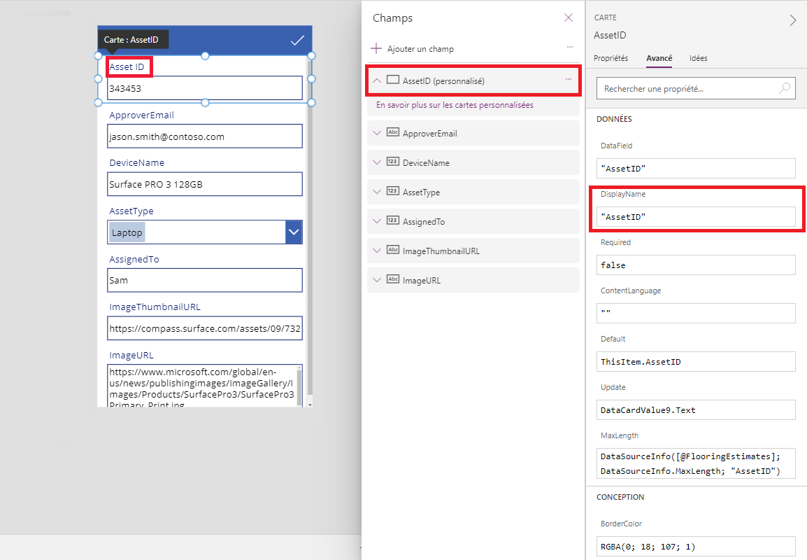 Modifier le nom d’affichage Modifier le nom d’affichage.