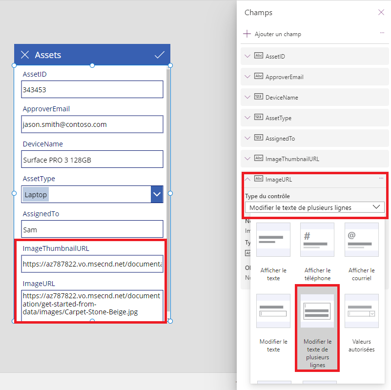 Modification multiligne Modification multiligne.