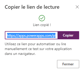 Lien de lecture copié Lien de lecture copié.