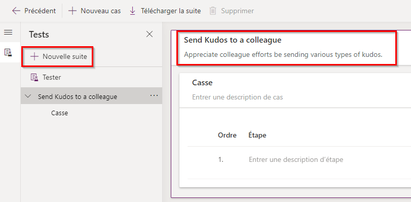 Nouvelle suite de tests Nouvelle suite de tests.