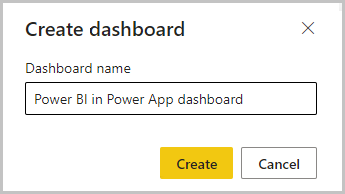 Ajouter un nom pour le tableau de bord, puis cliquer sur Créer. Ajouter un nom pour le tableau de bord, puis cliquer sur Créer