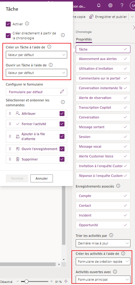 Créer un enregistrement de chronologie avec cette icône Icône pour créer un enregistrement de chronologie.