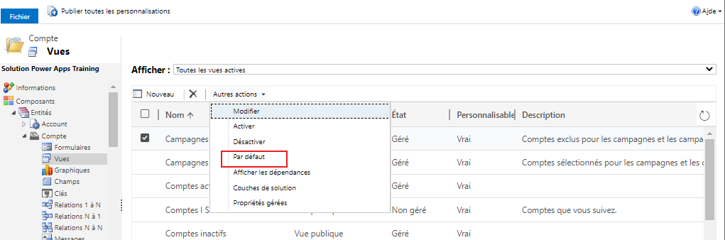 Définissez comme valeur par défaut.