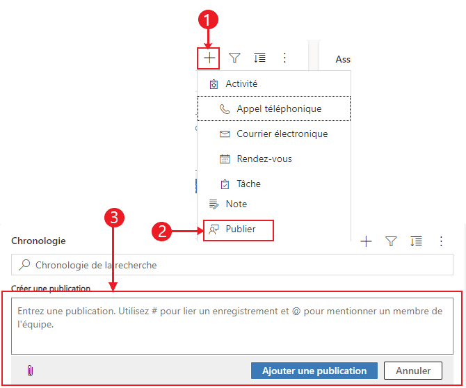 Publications sur la chronologie – Exécution Publications sur la chronologie – Exécution