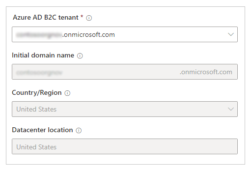 Sélectionner un locataire Azure AD B2C existant Sélectionner un locataire Azure AD B2C existant.