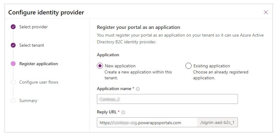 Enregistrer l’application Enregistrer l’application.