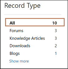Toutes les facettes Toutes les facettes.