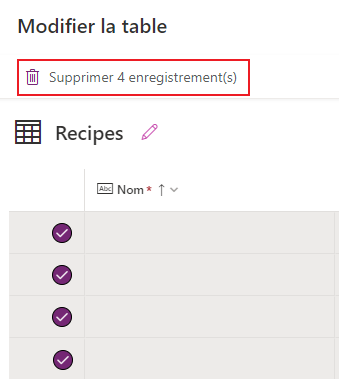 Supprimer plusieurs lignes Supprimer plusieurs lignes.