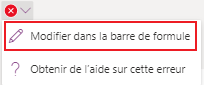 Modifier la formule Modifier la formule.
