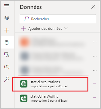 Connexion de localisation stat.