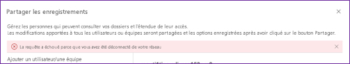 Partage et non connexion internet. Partage et non connexion internet.