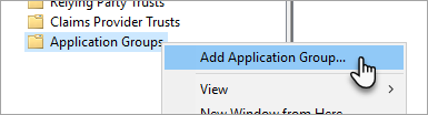 Ajouter une application AD FS