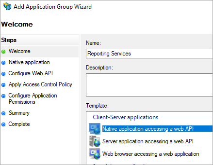 AD FS - Assistant Groupe d’applications 01